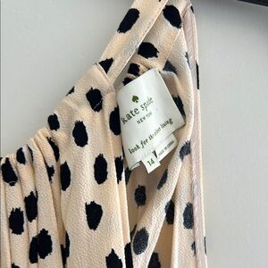 Kate Spade Black and Cream Polka Dot Dress